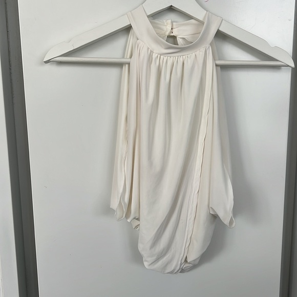 White ribbed crop tank top PLT - Picture 8 of 10